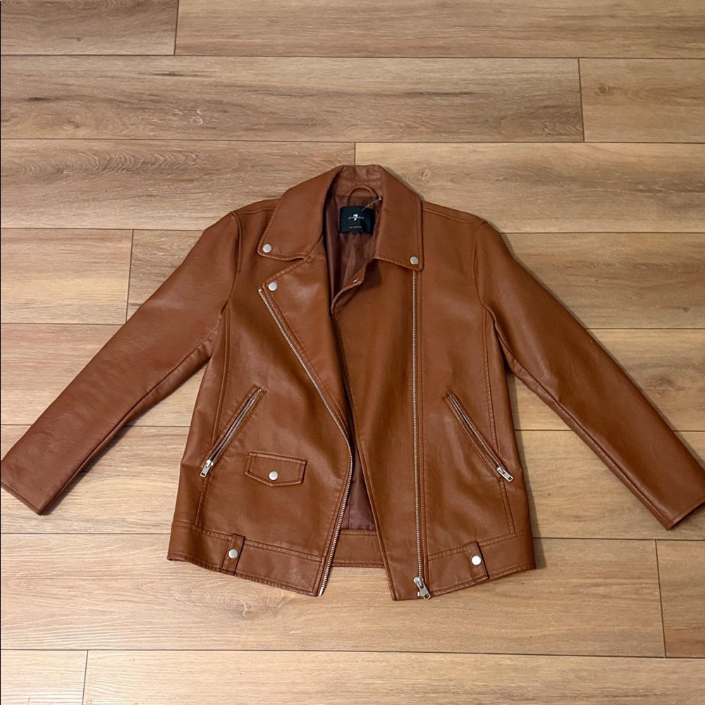 7 for All Mankind leather jacket